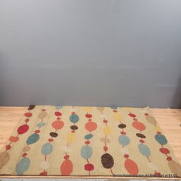 Machine Contemporary Area Rug 5' X 7.6' (LOCAL PICK UP ONLY)
