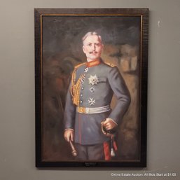 Kasier Wilhelm II King Of Prussia Acrylic On Canvas Board (LOCAL PICKUP OR UPS STORE SHIP ONLY)