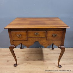 Antique Cherry Queen Anne Style Lowboy (LOCAL PICKUP ONLY)