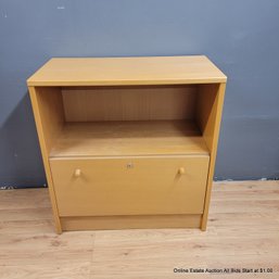 Modern Maple Look Filing Cabinet (LOCAL PICKUP ONLY)
