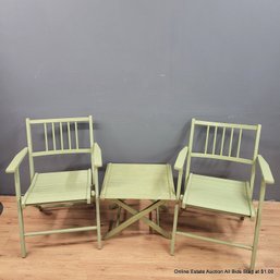 Vintage Folding Camp Chair Set (LOCAL PICK UP ONLY)