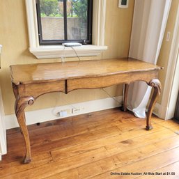 Formations 'Lisbon Desk' Fruitwood Provincial Writing Desk With Single Drawer  (LOCAL PICK UP ONLY)