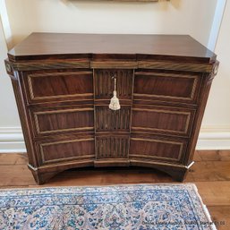 Mahogany Concave-Front Neoclassical Chest Of Drawers From Bromley Antiques (LOCAL PICKUP ONLY)