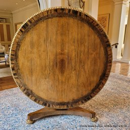 Antique Gilded Edge Tilt Top Breakfast Table (LOCAL PICKUP ONLY)