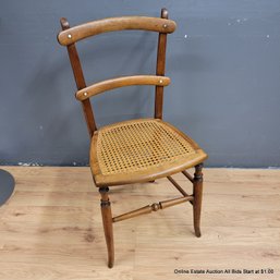 Antique Cane Seat Side Chair (LOCAL PICKUP ONLY)