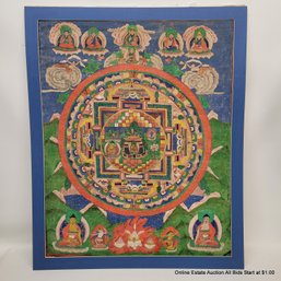 Antique Buddhist Thangka