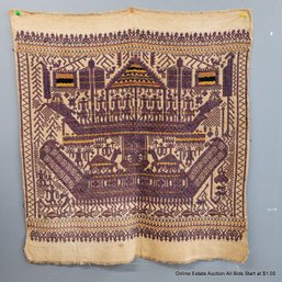 Sumatran Lampung Tampan Ceremonial Ship Cloth