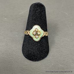 14k Yellow Gold Ring Size 6 Total Weight 2.20 Grams