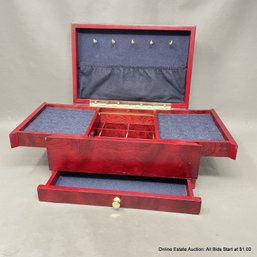 Wood Jewelry Box By Lori Greiner 10' X 6.5' X 5'