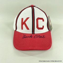 Kansas City Baseball Hat Signed By Buck O'Neil NEW