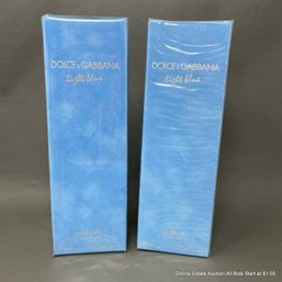Dolce & Gabbana Light Blue Energy Body Bat Gel & Refreshing Body Gel NIB 200ml Each