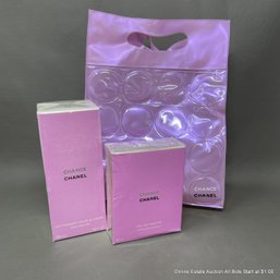 Chanel Chance Body Lotion 200ml & Eau De Toilette 50ml NIB With Chanel Gift Bag