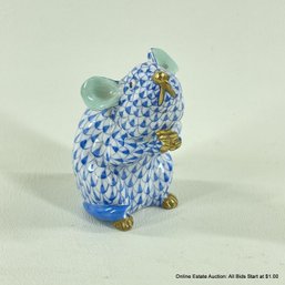 Herend Porcelain Mouse Figurine