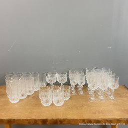 Longchamp Crystal Drinkware From Cristal D'Arques-Durand (LOCAL PICK UP OR UPS STORE SHIP ONLY)