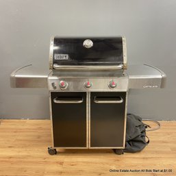 Weber Genesis Natural Gas Barbeque Grill With Cover, (LOCAL PICK UP ONLY)