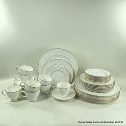 Wedgwood Regal Gold China Set Service For 8 (LOCAL PICKUP OR UPS STORE SHIP ONLY)