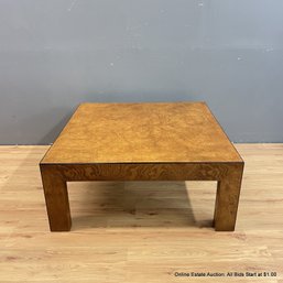 John Widdicomb Mid-Century Modern Burl Wood Coffee Table (LOCAL PICK UP ONLY)