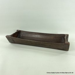 Rustic Bamboo Trough Style Dish (LOCAL PICKUP OR UPS STORE SHIP ONLY)