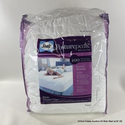 Sealy Posturepedic Queen Silver Infused Mattress Pad Cover New In Package