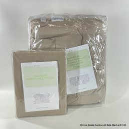 Garnet Hill Primaloft Blanket And Comforter And Queen Cotton Fitted Sheet, In Original Packaging