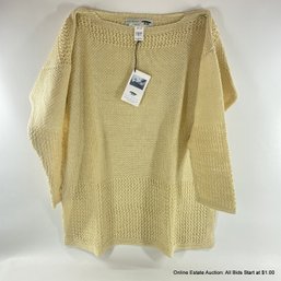 Inis Meain 100 Linen Sweater Size M New With Tags