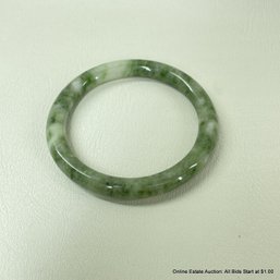 Nephrite Jade Bangle Bracelet