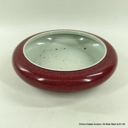 Ox Blood Porcelain Bowl 7'