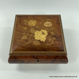 Inlaid Wood Jewelry Box