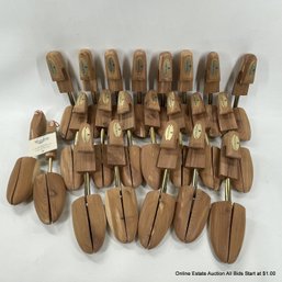 11 Pairs Of Cedar Shoe Trees