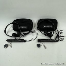 2 Sets Of Sennheiser Noise Guard PXC 250-Headband Headphones