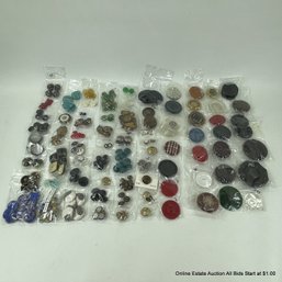 Assortment Of Vintage Buttons