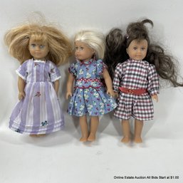 3 American Girl Mini  Dolls