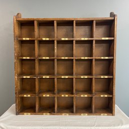 Pottery Barn Wood Cubby Display (LOCAL PICKUP ONLY)