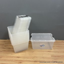 10 Monoflo Lock-Tight Lidded Storage 11 Gallon Totes (LOCAL PICKUP ONLY)