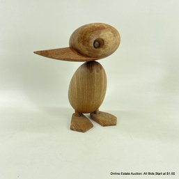 MCM Hans Bolling Not A Duckling Danish Wood Carving