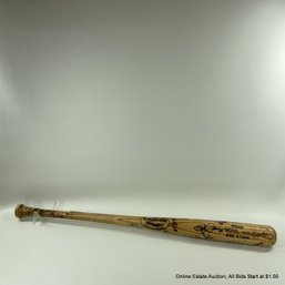 2002 Seattle Mariners Broken Player Signed Lousiville Slugger M110 Pro Stock Bat