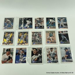 16 Seattle Mariner's Baseball Trading Cards Including Ken Griffey Jr. & Others