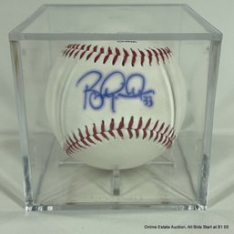 Bucky Jacobsen Autographed Baseball In Display Box