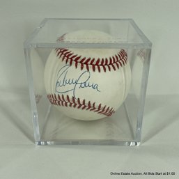 Ruben Sierra Autographed Baseball In Display Box