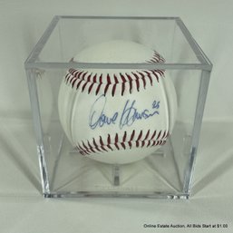 Dave Hansen Autographed Baseball In Display Box