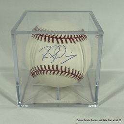 Randy Winn Autographed Baseball In Display Box