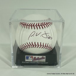 Jose Vidro Autographed Baseball With Hologram In Display Box