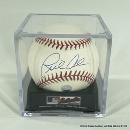 Rich Aurilia Autographed Baseball With Hologram In Display Box