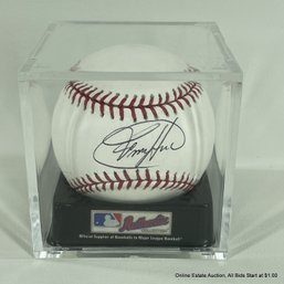 Felix Hernandez Autographed Baseball With Hologram In Display Box