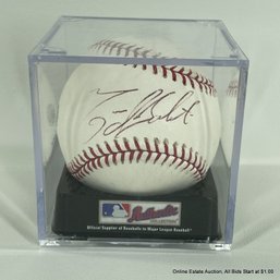 Miguel Batista Autographed Baseball With Hologam In Display Box