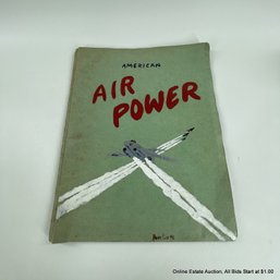 American Air Power Hand Written And Illustrated Report By David Linse (He Got An A!!!)
