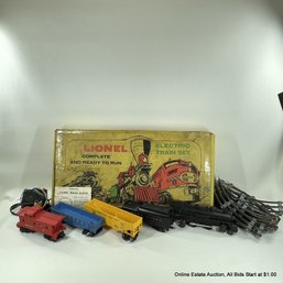 Lionel #1641 Train Set In Original Box, Extra Track, Train Master Transformer