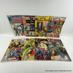 8 Comic Books Silver Age Superman's Pal Jimmy Olsen Dc Comics 1970-1972