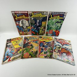 7 Comic Books Silver Age Superman's Pal Jimmy Olsen 1971-1972 DC Comics