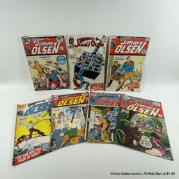 7 Comic Books Silver Age Superman's Pal Jimmy Olsen 1972-1973 DC Comics